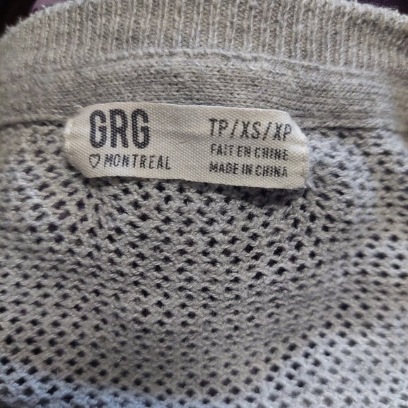 GARAGE Grey Cotton Blend Cardigan (Size XS) - Picture 2 of 4